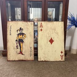 Wooden Plan Card Decor, Furnace