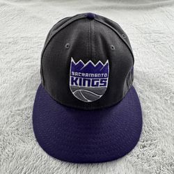 Sacramento Kings Hat Mens Snapback Grey/Purple New Era 9Fifty NBA Logo