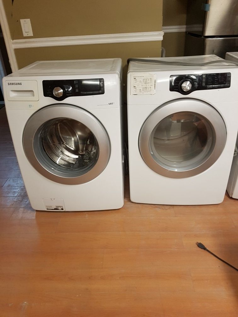 Washer and dryer set
