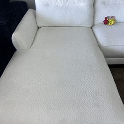 Sofa L Shape White 