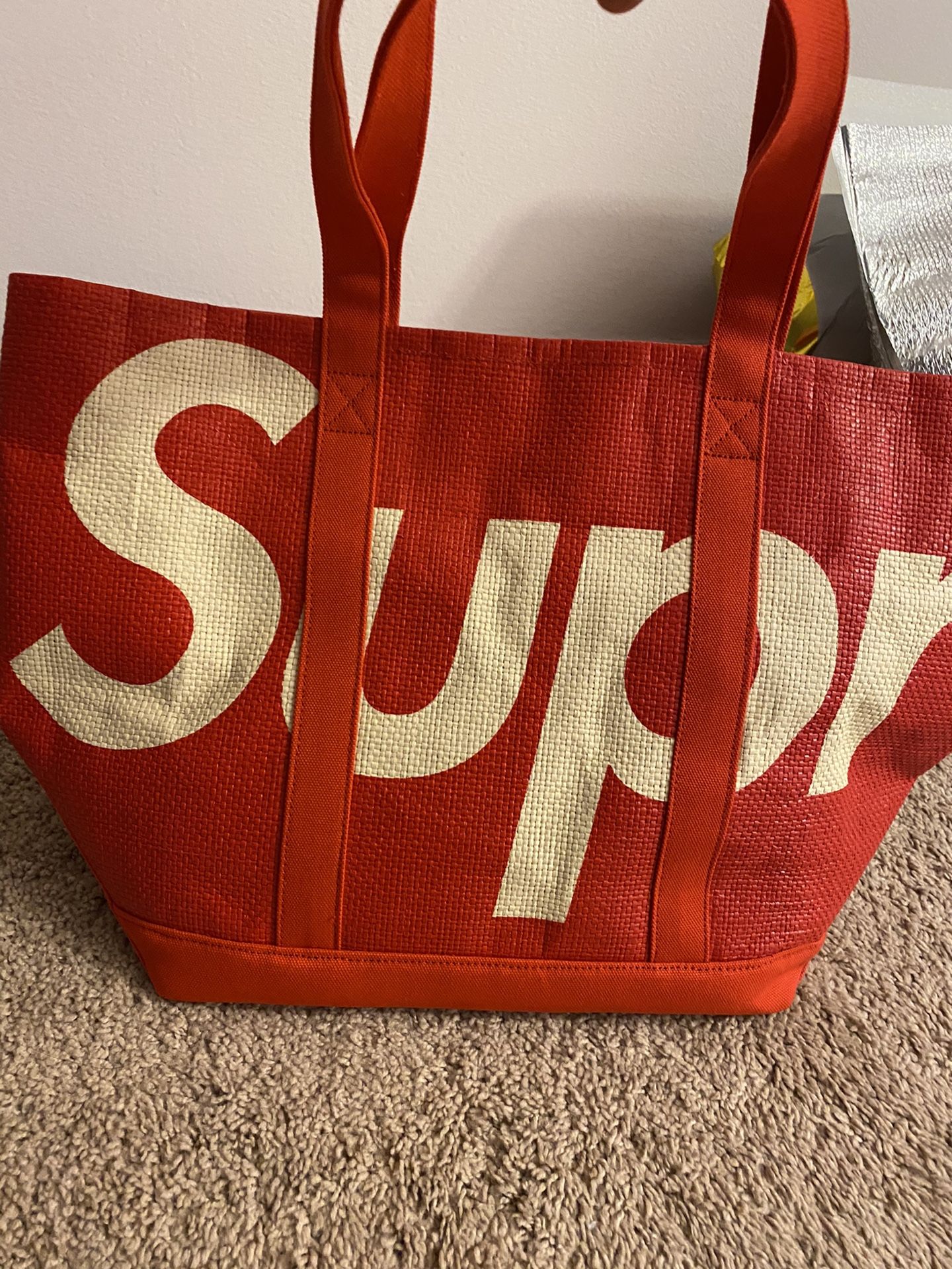 SUPREME TOTE BAG RED