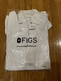 Figs White Lab Coat NWT