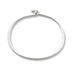 James Avery Hammered Hook-On Bracelet 7mm