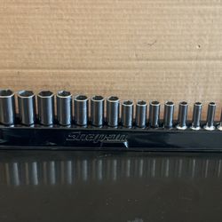 Snap-on Tools  15 pc 3/8" Drive 6-Point Metric Flank Drive® Xtra Deep Socket Set (6 - 20mm) 