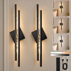 Modern LED Wall Sconces Set of 2