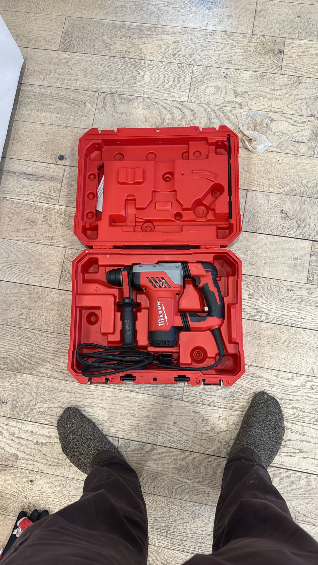 Milwaukee SDS‑Plus 1‑1/8” Rotary Hammer