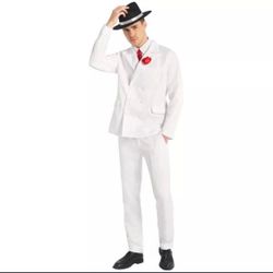 Adult White '20s Mobster Suit