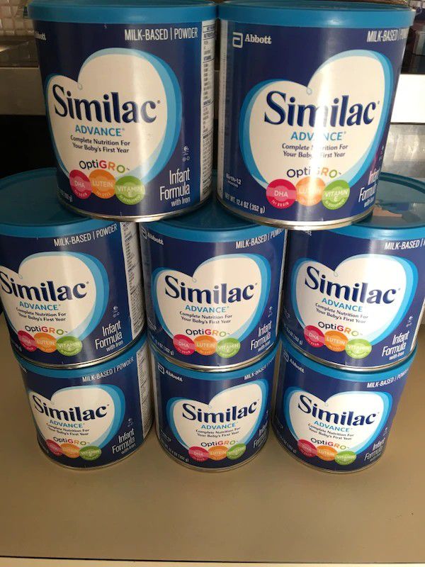 similac advance 10 cans