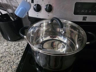 Stainless Steel Stock Pot with Glass Lid