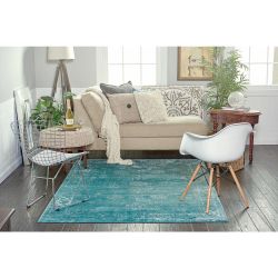 Turquoise Monaco area rug 4x6’ - brand new