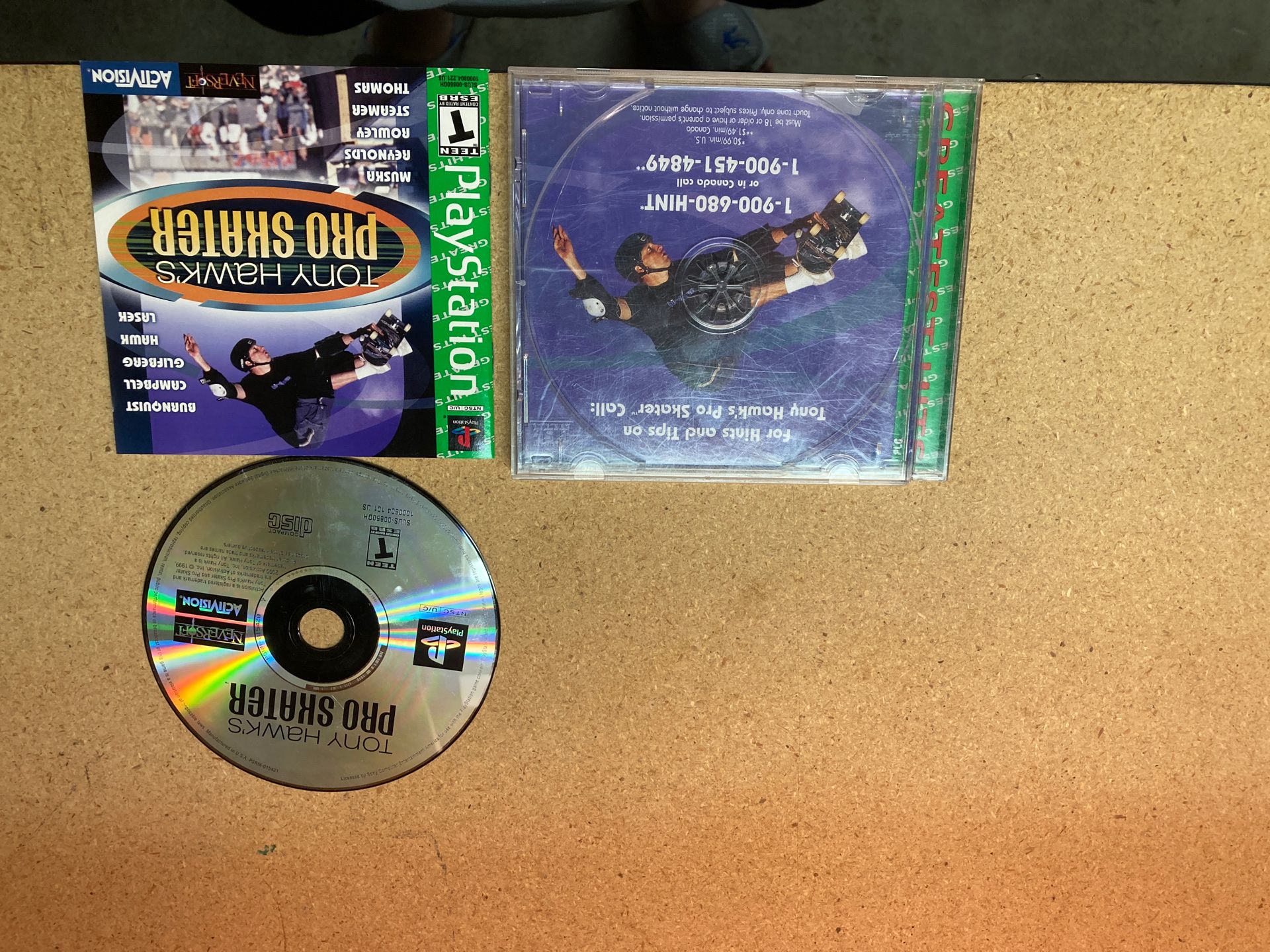 Ps1 Tony hawk pro skater cib
