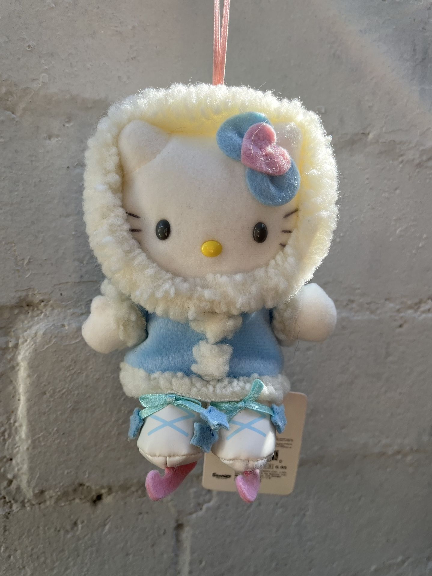 Vintage Sanrio Ice Skating Hello Kitty Plush