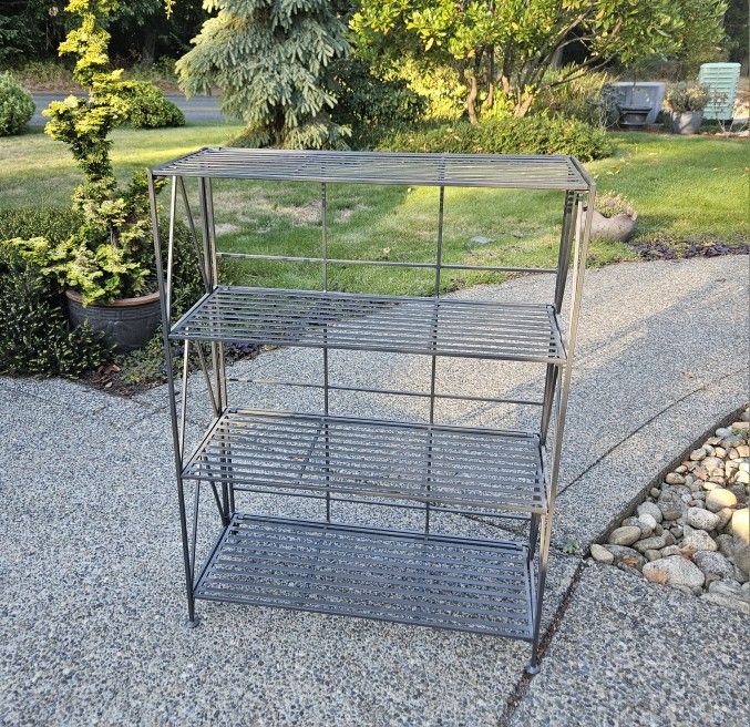 Folding Steel Shelf / Bookcase