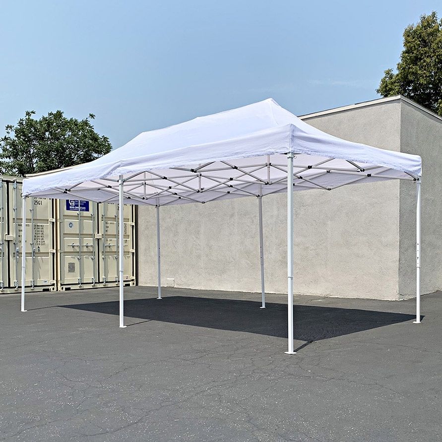 Brand New $185 Heavy Duty 10x20 FT Ez Pop Up Canopy Outdoor Party Tent Instant Shades w/ Carry Bag