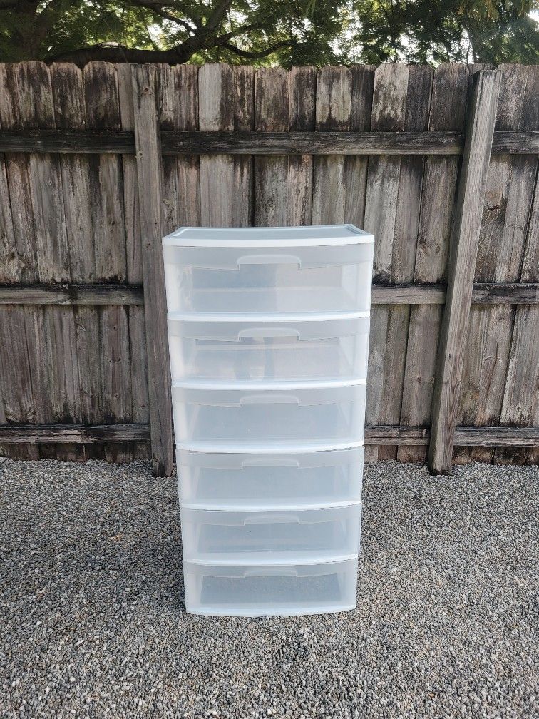 Sterlite 6 Drawer Organizer Storage