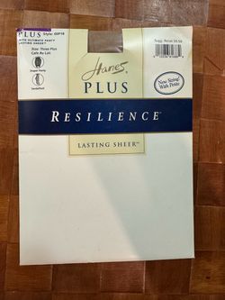 Hanes 3 PLUS RESILIENCE CAFE AU LAIT PANTYHOSE