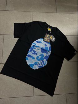 Light blue and black Bape tee