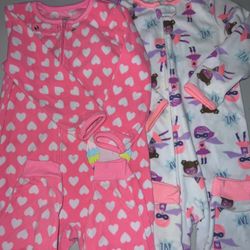 3T Girl Fleece Pajamas