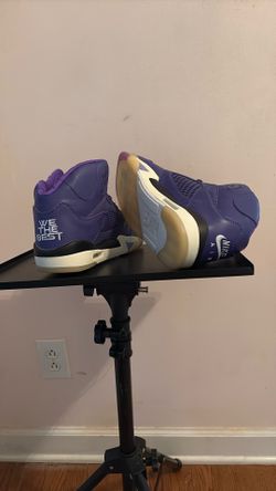 Jordan retro five purple we are the best DJ Khaled size 10