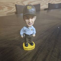 UPS Freight Manager Bobblehead With Clipboard In Hand