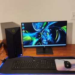 Like New W/ Warranty! HP Pavillion Power W 24" Monitor. Wifi, Bluetooth,  New SSD. GPU. 