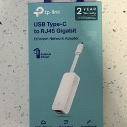 TP-Link USB-C to Ethernet Adapter (Brand New, Never Opened)