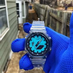 🔥 BRAND NEW G-Shock – Icy Blue & Clear (Rare Colorway) 🔥