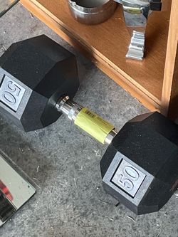 (1) 50lb dumbell Brand new
