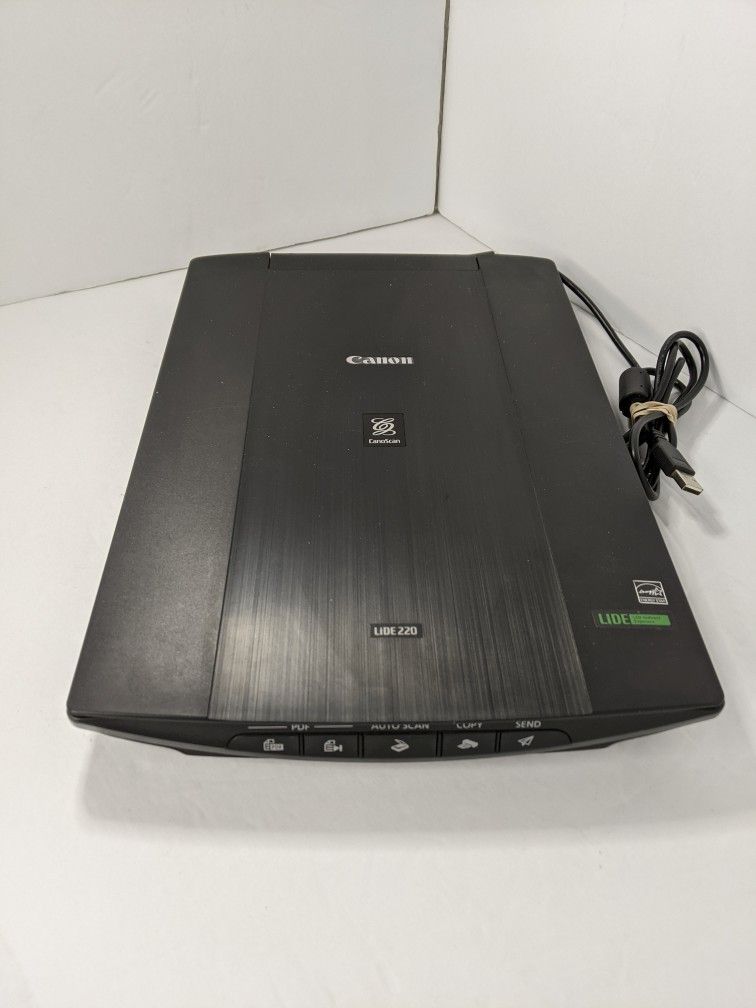 Canon LIDE 220 flatbed photo & Document Scanner.