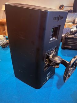 3x QSC AD-S8T 8" Commercial Surface-Mount Speakers w/ X-Mount Brackets