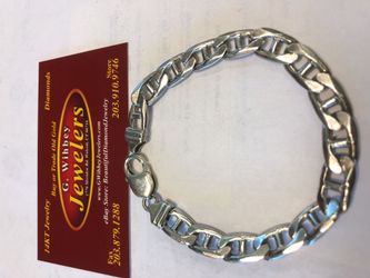 8 1/2 “ sterling” Gucci” bracelet