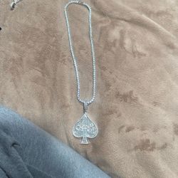 Diamond Chain With Pendant 