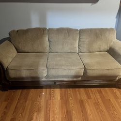 Beige couch 