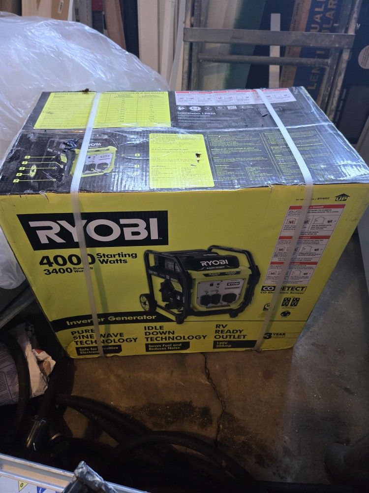 RYOBI 4000 WATT GENERATOR