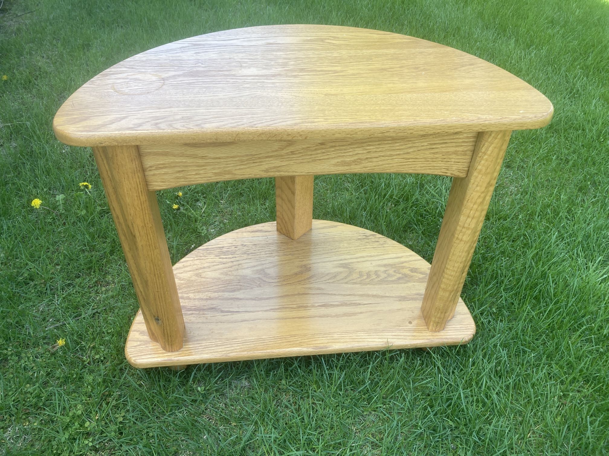 2 Oak End Tables