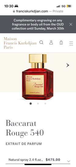 Baccarat Rouge 540 EXTRAIT DE PARFUM