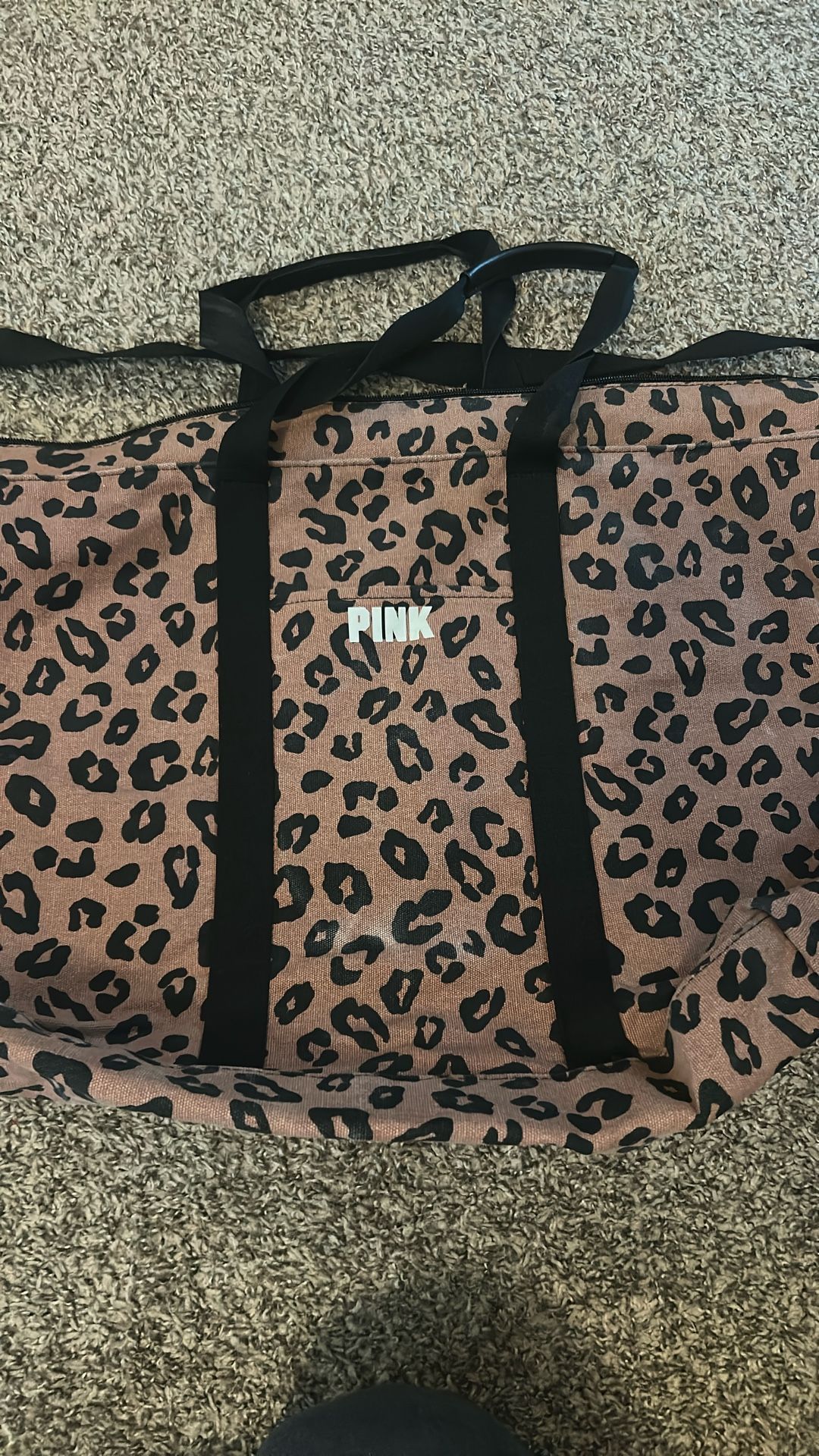 PINK leopard Tote Bag 