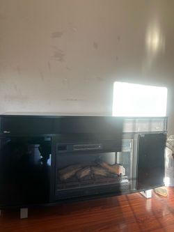 56 bell’o entertainment stand fireplace sound bar