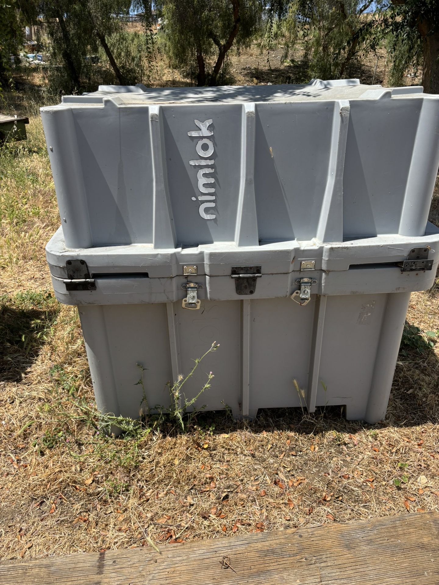Nimlok Grey Storage Container
