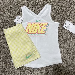 Girls Nike Tank and Skirt Set