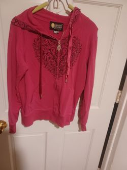 Girls Pink Sweat Jacket