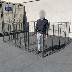 (New in box) $270 Large 10x10ft Heavy Duty 48” Tall, 16-Panels Dog Playpen Pet Exercise Fence Crate Kennel