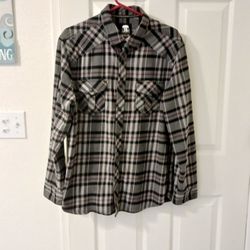 "Route 66" Long Sleeve Flannel. 