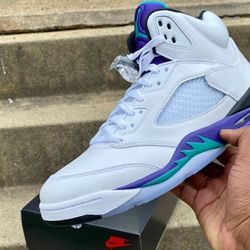 Jordan 5 Retro Grape 🍇 Brand New Size 11 And 12 ONLY 