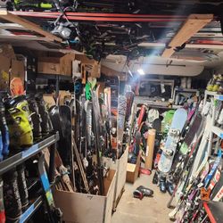 Skis Snowboards Boots Helmets Waxing And Sharpening Tuneup