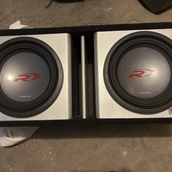 Alpine type R 12 inch subs