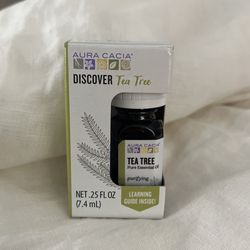 Aura Cacia Tea Tree Essential Oil .25 Fl Oz