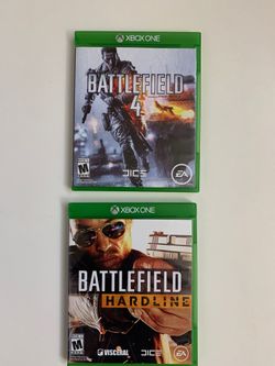 Xbox one battlefield 4 and battlefield hardline game
