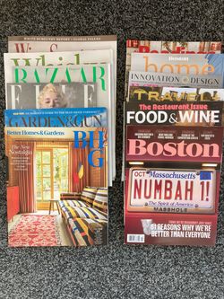 ALL 12- New Current Popular Magazines For $4