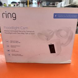 Ring Floodlight Cam Wired White
